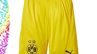 Puma Children's Borussia Dortmund Kids Home Replica Football Shorts Yellow Cyber Yellow-Black