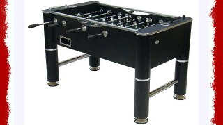 Gamesson Liverpool Table Football - Black/chrome 140 x 76 x 86 cm