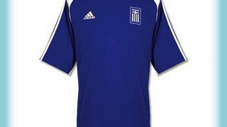 GREECE Adidas Euro 2004 Champions Home Blue Shirt Medium/Large