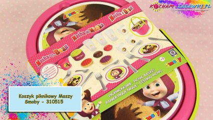Masza i NIedźwiedź - Sweet Picnic Basket / Koszyk Piknikowy Mashy - Smoby - 310515 - Recenzja