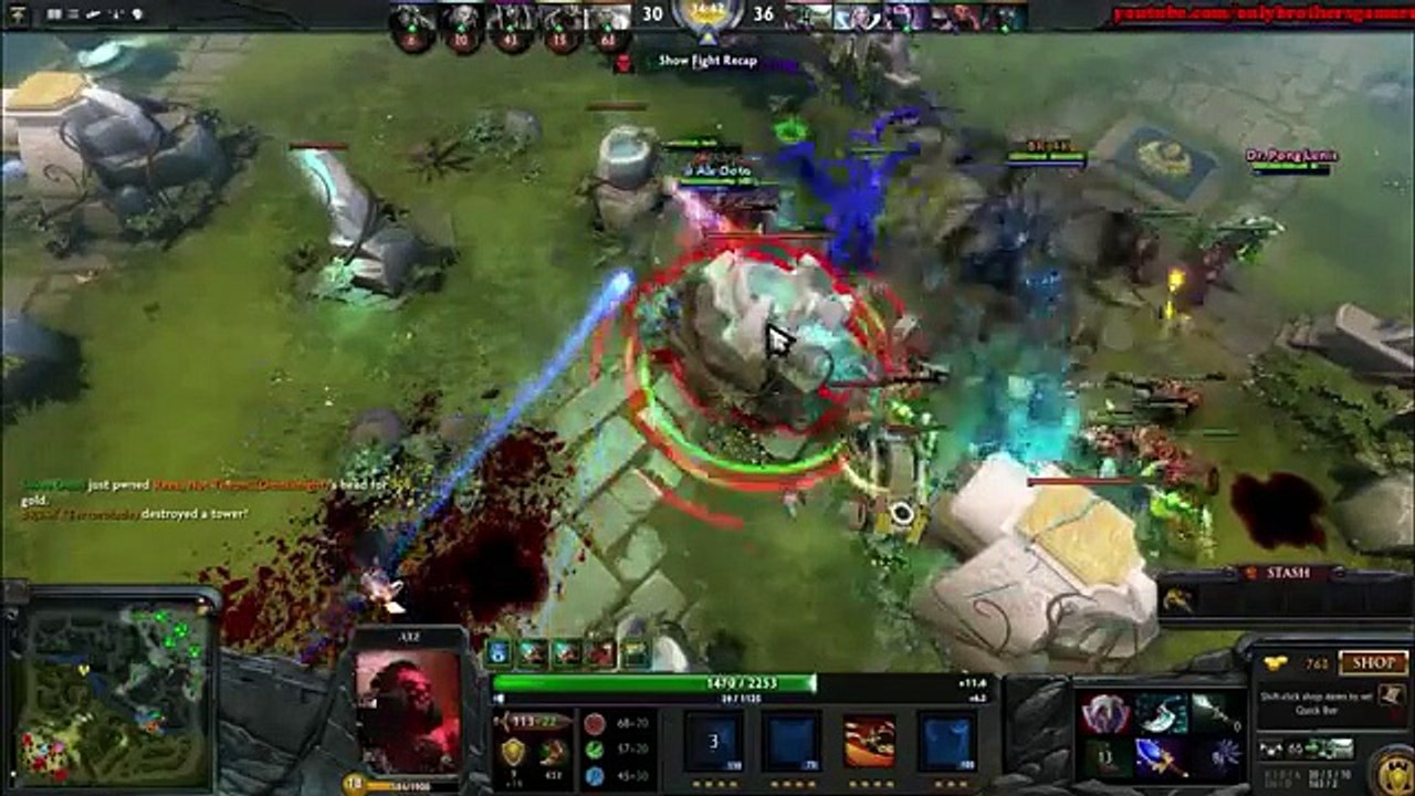 Dota 2 - Saksa 8000 MMR Plays Axe And Drow Ranger - Pub Match Gameplay!