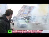 RT crew teargassed during clashes over murder of Kurdish lawyer in Turkey