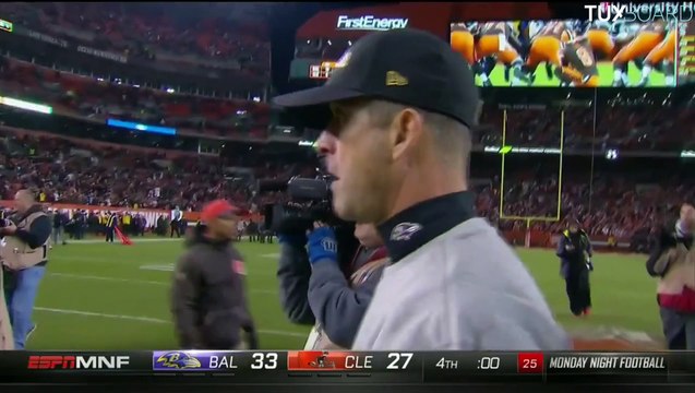 NFL : fin de match de folie entre Cleveland Browns et Baltimore Ravens