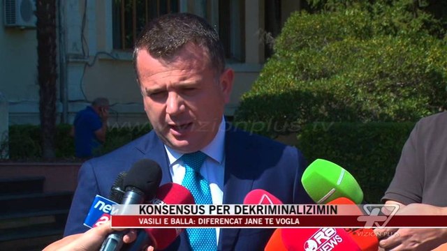 Konsensus për dekriminalizimin - News, Lajme - Vizion Plus
