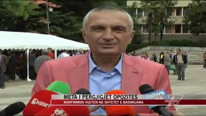 Meta i përgjigjet opozitës, konfirmon vizitën në SHBA - News, Lajme - Vizion Plus