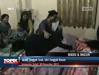 Suami Sering Nenggak Miras, Istri Nekat Minum Racun