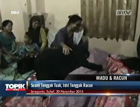 Suami Sering Nenggak Miras, Istri Nekat Minum Racun