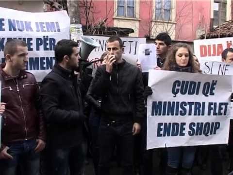 STUDENTET PROTESTOJNE NUK RRESHT PROTESTA KUNDER VENDIMEVE TE MASH LAJM