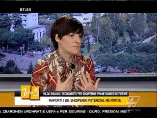 7pa5 - Raporti i BB - Shqiperia potencial ne rritje - 29 Shtator 2015 - Show - Vizion Plus
