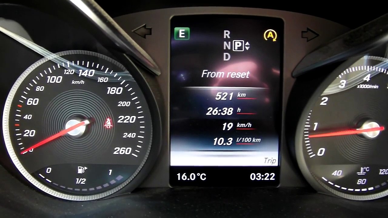 2015 Mercedes Benz W205 C Class C200 Engine Vibration Test Exhaust Sound