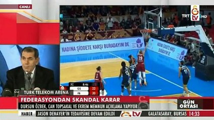 Dursun Özbek'ten çok sert açıklamalar