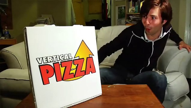 Crazy Vertical Pizza fake Parody Commercial is really WTF