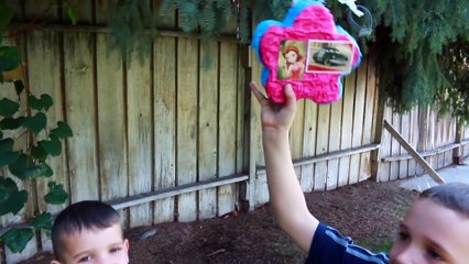 WORLDS Smallest Pinata Disney Princess Belle Jasmine Flower Shopkins Treats