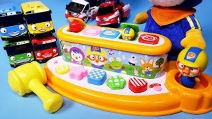 뽀로로 망치놀이 타요 폴리 카봇 또봇 장난감 Pororo Sound button toy Tayo