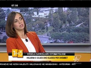 7pa5 - Higjena e gojes dhe kujdesi per dhembet - 30 Shtator 2015 - Show - Vizion Plus