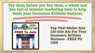Free Trial Marketing Lead Tools For Insurance Affiliate Business