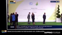 COP21 : François Hollande patiente en faisant des blagues