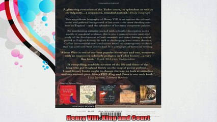 Henry VIII King and Court