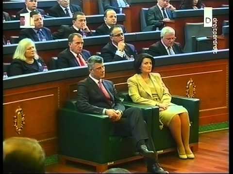 PARLAMENTI I KOSOVES SEANCE SOLEMNE ME RASTIN E 4 VJETORIT TE PAVARESISE LAJM
