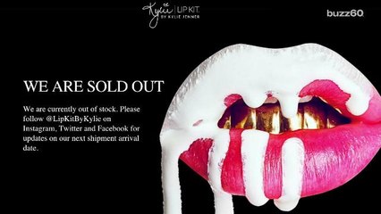 Kylie Jenner's 'Lip Kit' sold out online, going for a small fortune on eBay