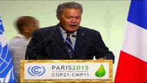 COP21 Leaders' Speeches: Tuvalu's Prime Minister Enele Sosene Sopoaga