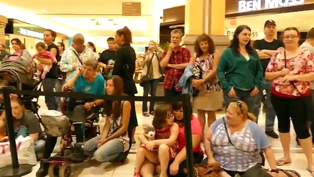 Wiener Dogs race on Hot Dog Day at Kildonan Place - 2015