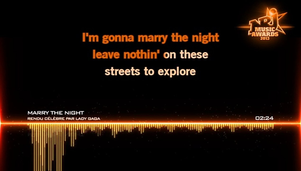 KARAOKE LADY GAGA - Marry the night