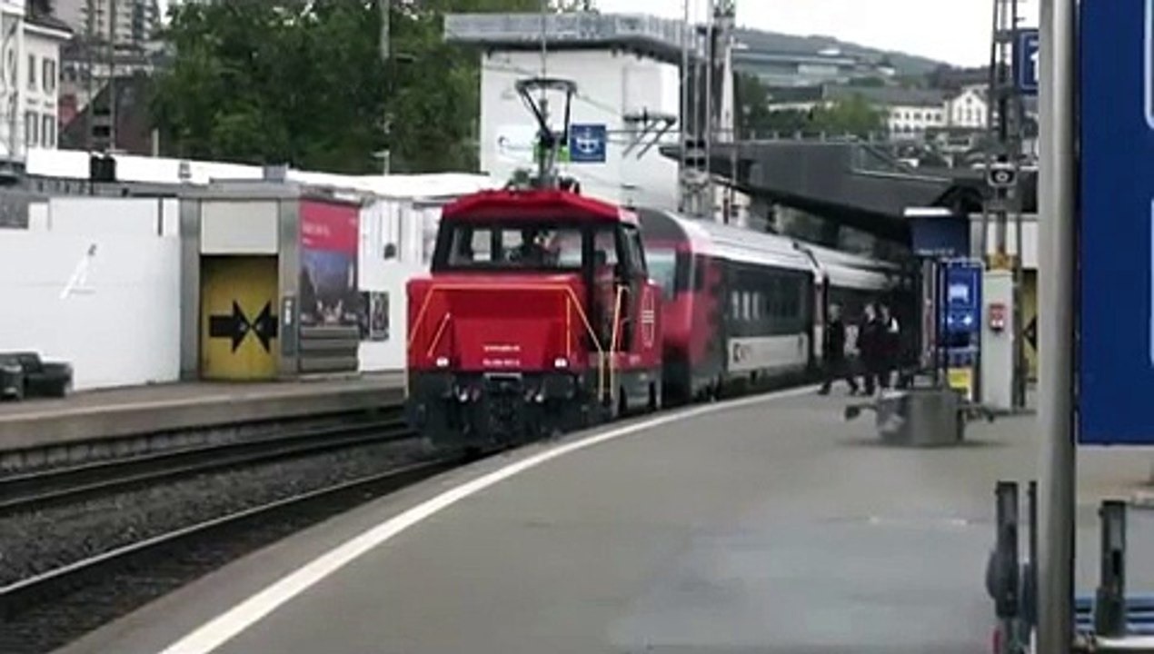 Trains at Zurich Station, Switzerland August 2010