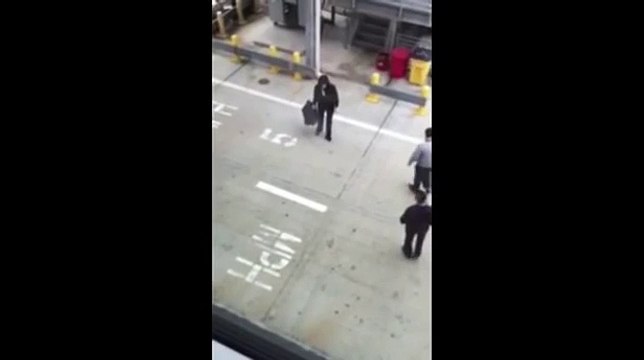 RAW San Jose Airport workers cauaght throwing passengers luggage, playing a game of toss the bag