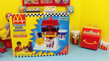 McDonalds Happy Meal Magic DRINK FOUNTAIN Playset Toy Kool Aid Fun Kids Video