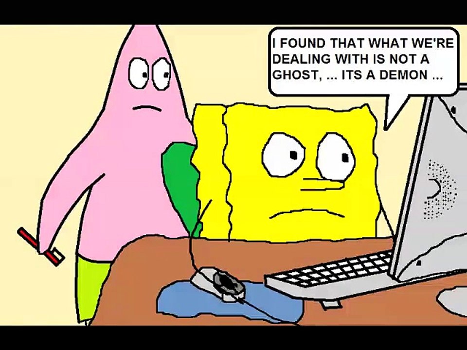 Spongebob in PARANORMAL ACTIVITY