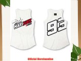 Marc Marquez 93 Ant Moto GP Womens Vest Tank Top White Official New