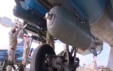 Подготовка и боевые вылеты Су-34, вооруженных ракетами 'воздух-воздух'