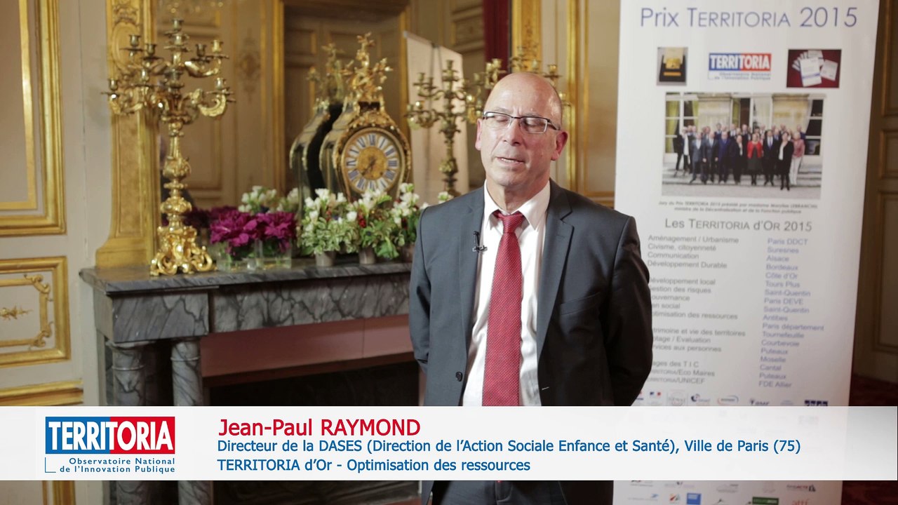 TERRITORIA 2015 : Jean-Paul RAYMOND, Directeur de la DASES de Paris (75)