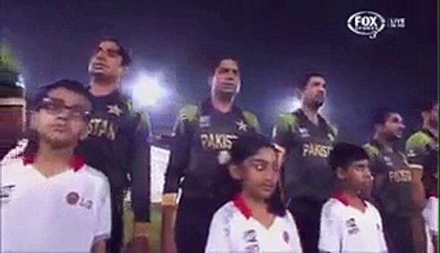 Pakistan national anthem , Qoumi tarana in Cricket