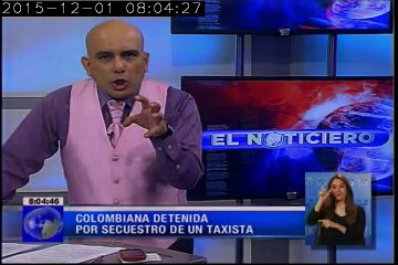 Colombiana habría participado de secuestro de taxista informal