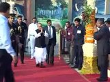 President Mukherjee offers prayers at Somnath temple & pay tribute to Sardar Vallabhbhai Patel statue