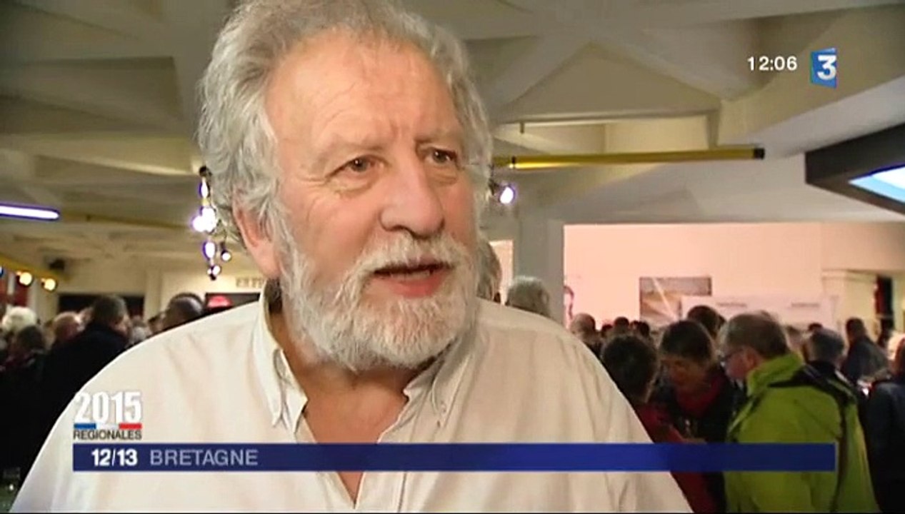 Elections régionales FR3 Bretagne meeting EELV 01/12/15