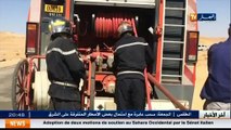 Ghardaia  fuite d importantes quantités d essence suite à la collision de 2 camions