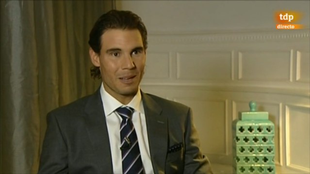 Rafael Nadal Interview at the TH event in Madrid. (1/12/2015)