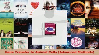 Read  Gene Transfer to Animal Cells Advanced Methods Ebook Free