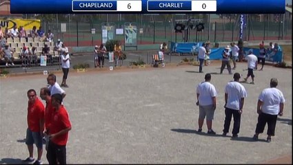 Demi-finale du 9ème International à pétanque de la ville de Bron 2015 : Chapeland vs Charlet