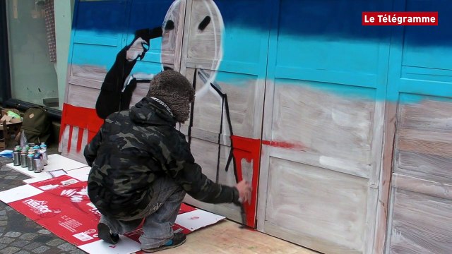 Quimper. Le message de graffeurs pour sauver la planète