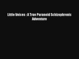 [PDF Download] Little Voices : A True Paranoid Schizophrenic Adventure [Download] Full Ebook