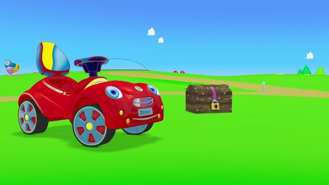 Развивающий 3Д мультфильм для малышей: Машинка открывает Сундучок Счет до двух, мультики Зим Зум