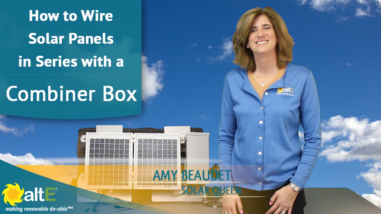 How to wire two solar panels in parallel with couplers