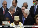 Revuelo por encuentro entre mandatarios de Palestina e Israel en COP21