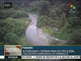 Clausuran autoridades panameñas una mina clandestina de oro