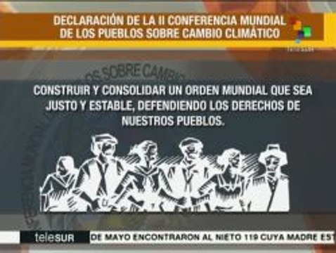 COP21: Evo Morales presentó las propuestas acordadas por los pueblos
