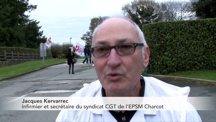 Caudan (56). Journée d'action à l'hôpital Charcot